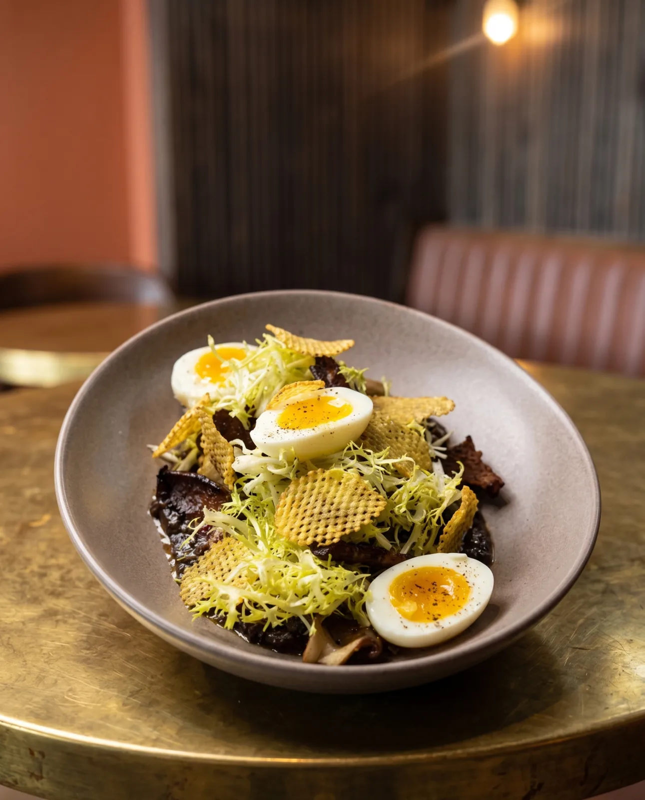 A plated dish from the Timbers dinner menu in Ketchum, Idaho